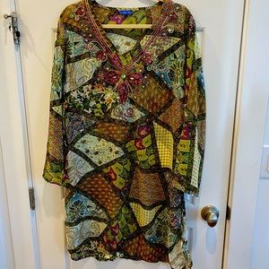 Paisley swimsuit cover